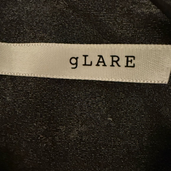 Glare Vintage Y2K Floral Velvet Hi-Lo Halter Dress Size Large - Picture 5 of 6